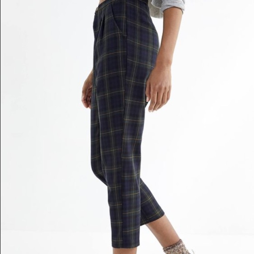 Urban Renewal Remnants Plaid Trouser Pants Size XS